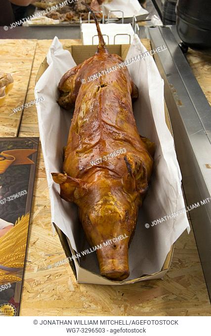 Leitao - as it is known in Portuguese cuisine - or a roast piglet cheifly used as a sandwich ingredient