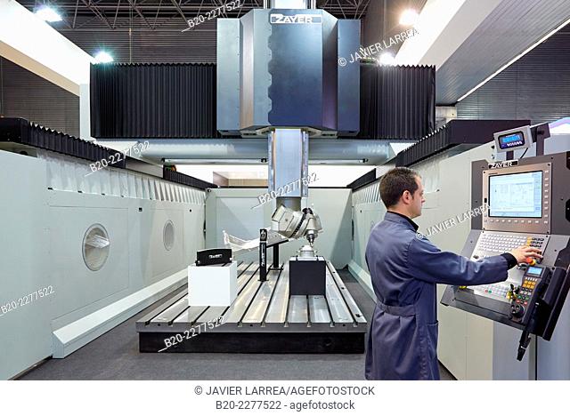 CNC Milling Machine. Machining center. BIEMH. International Machine Tool Exhibition. BEC. Bilbao Exhibition Center. Barakaldo. Bizkaia. Basque Country