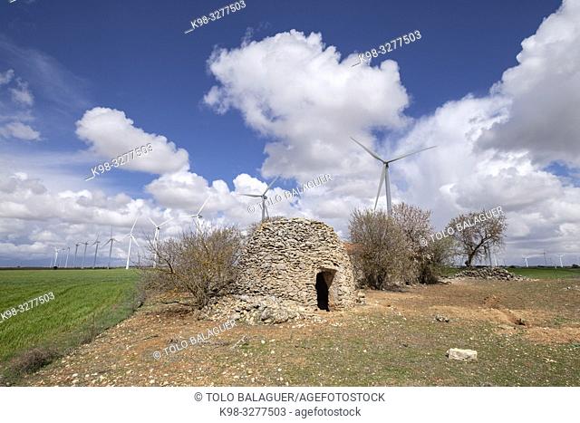 Parque eólico Cuesta Colorada, Tébar, Atalaya Cañavete, Spain