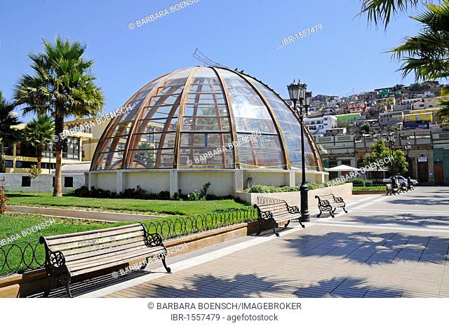 Plaza Gabriela Mistral square, Museo Domo museum, cultural center, glass dome, Coquimbo, La Serena, Norte Chico, northern Chile, Chile, South America