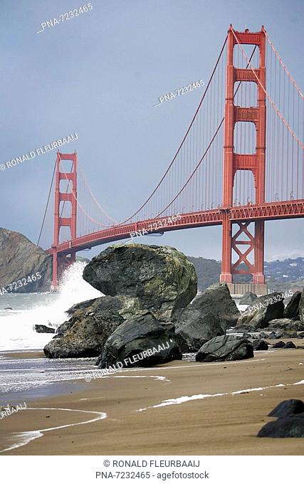 Golden Gate Bridge near San Francisco, CA USA