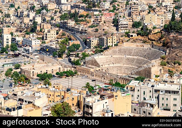A picture of the Roman Theatre of Amman
