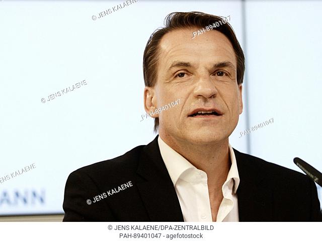 Markus Dohle, member of the Bertelsmann executive board and CEO of Penguin Random House, speaks during the annual financial statement press conference of the...