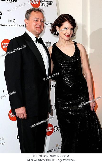 The Downton Abbey Ball at the Savoy - Arrivals Featuring: Hugh Bonneville, Elizabeth McGovern Where: London, United Kingdom When: 30 Apr 2015 Credit: Lexi...