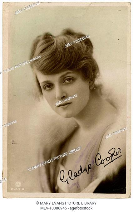 English actress of stage and screen, Gladys Cooper (1888-1971), looking demure