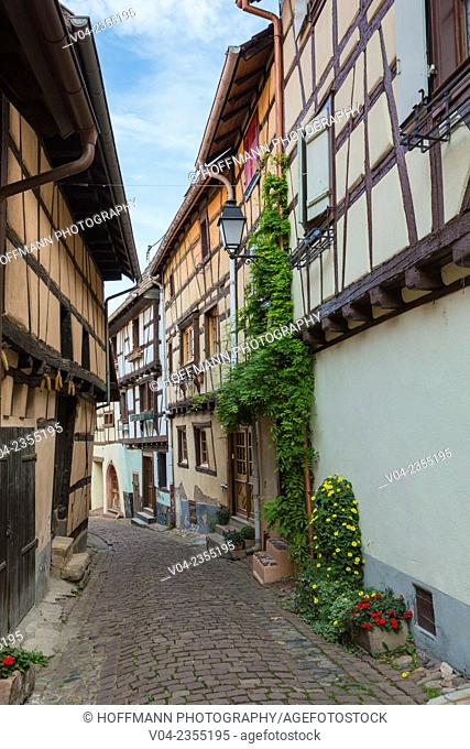 The picturesque village of Eguisheim, Alsace, France, Europe