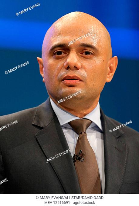 Sajid Javid MP Secretary Of State For Communities And Local Government Conservative Party Conference 2017 Manchester Central, Manchester