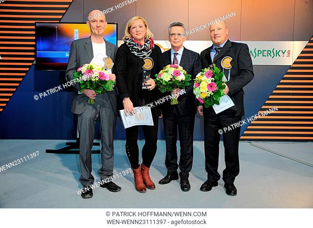 'XY-Preis – Gemeinsam gegen das Verbrechen' award ceremony at ZDF-Hauptstadtstudio in Mitte. Featuring: Manfred Berger, Manuela Droste, Dr