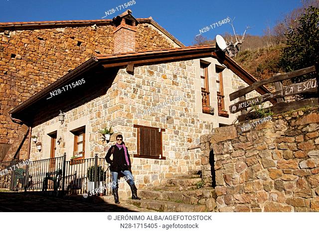 Rural Village of Barcena Mayor Los Tojos Cantabria Spain