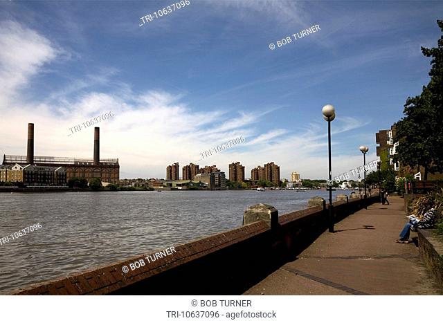 river thames battersea london england