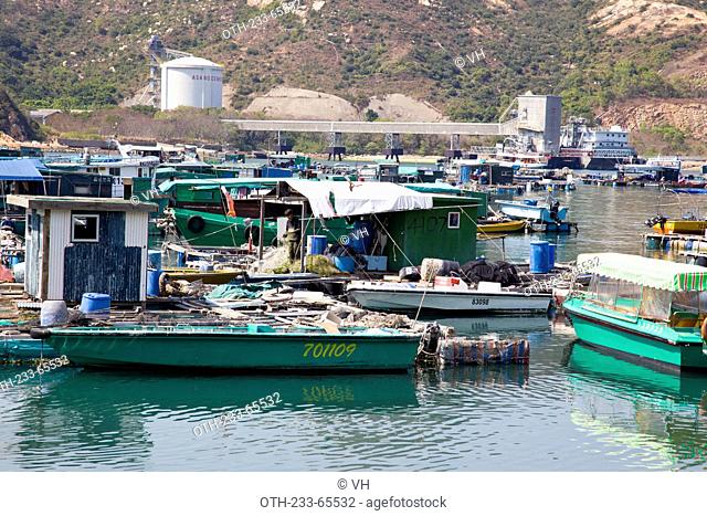 Fish farm at Sok Kwu Wan, Lamma Island, Hong Kong