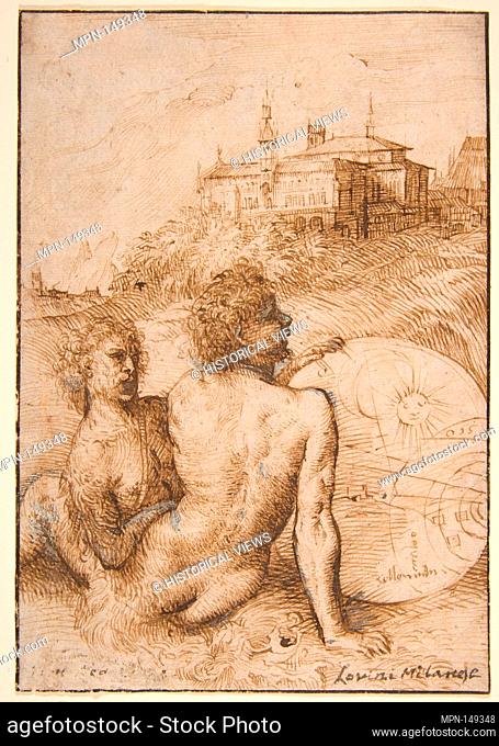 Two Satyrs in a Landscape. Artist: Titian (Tiziano Vecellio) (Italian, Pieve di Cadore ca. 1485/90?-1576 Venice); Date: ca