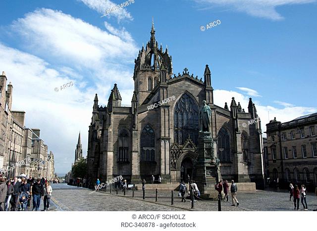 St Giles Cathedral, Royal Mile, Edinburgh, Lothian, Scotland