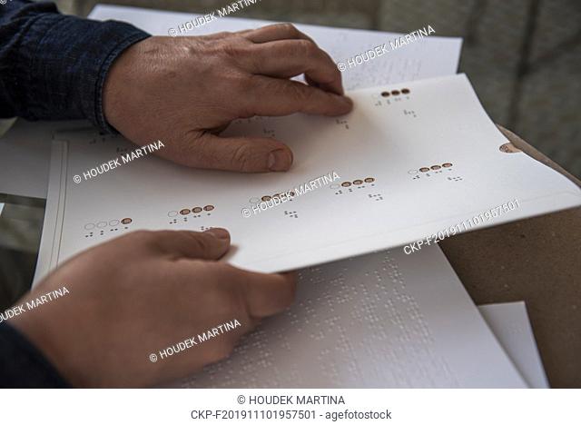 Spanish general election were held on Sunday, 10 November 2019. There was made special material as instructions and form in Braille for blind people, Barcelona