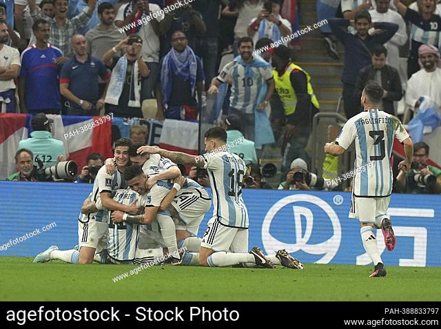 December 18th, 2022, Lusail Iconic Stadium, Doha, QAT, World Cup FIFA 2022, final, Argentina vs France, in the picture Argentina's midfielder Angel Di Maria is...