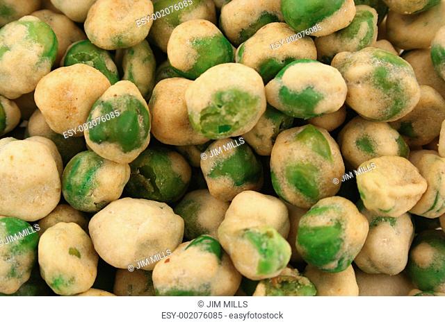 Green Wasabi Peas background Texture