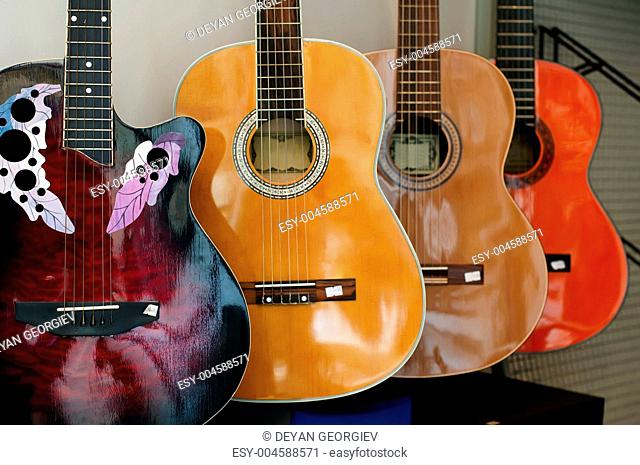 Ordered acoustic guitars
