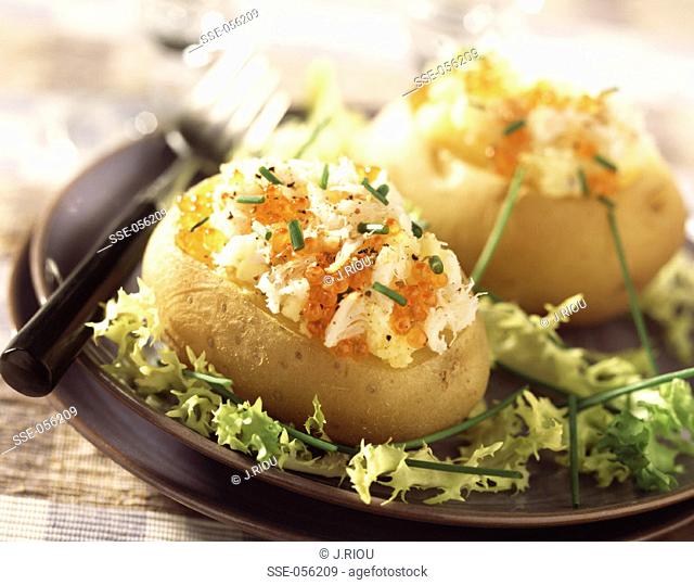 Stuffed baked potatoes