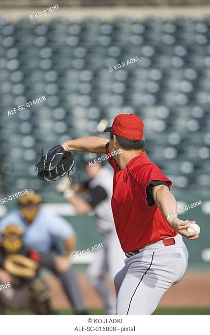 Pitcher winding up