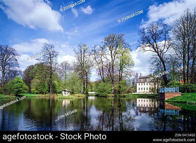 Black Lake, Branitz Park, Cottbus, Brandenburg, Germany
