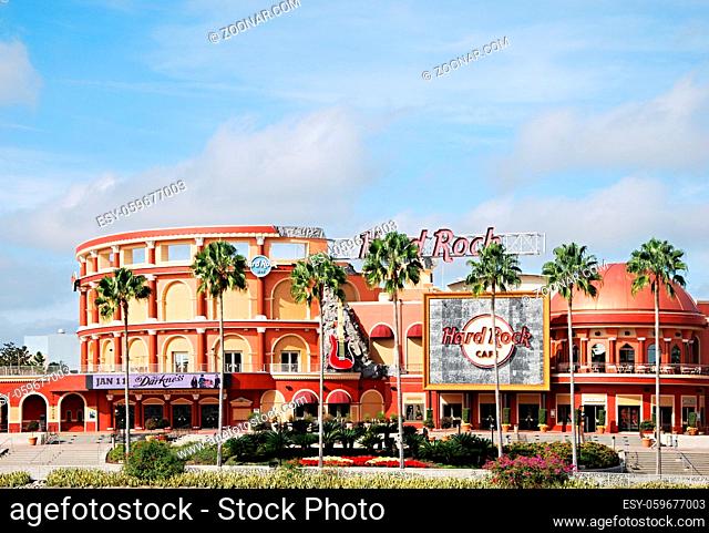 Entrance to the Universal Studios Orlando, Florida, USA. Eingang der Universal Studios Orlando, Florida, USA