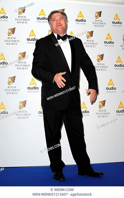 The Royal Television Society Programme Awards held at the Grosvenor House Hotel, Park Lane - Arrivals Featuring: Ed Balls Where: London