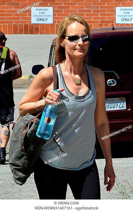 Helen Hunt after a workout session Featuring: Helen Hunt Where: Brentwood, California, United States When: 04 May 2017 Credit: WENN.com