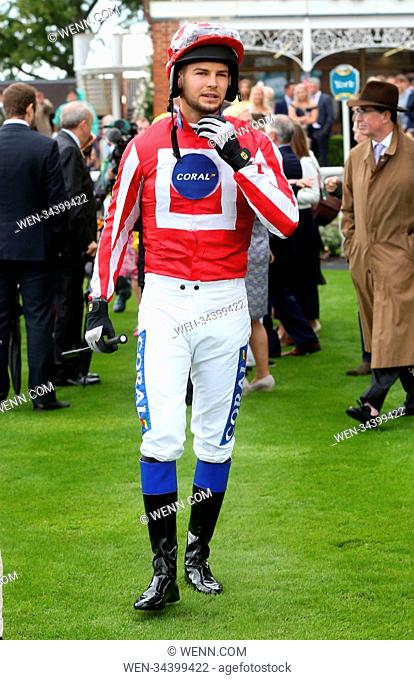 Former Love Island finalist and reality TV star Chris Hughes finished fifth (5) on his debut as a jockey in a charity race at York Racecourse
