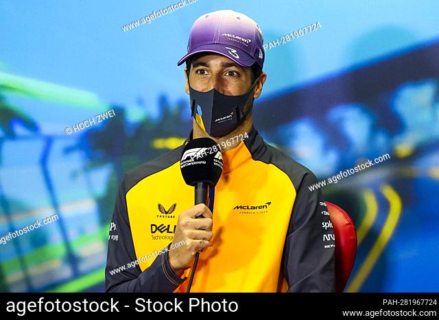 #3 Daniel Ricciardo (AUS, McLaren F1 Team), F1 Grand Prix of Australia at Melbourne Grand Prix Circuit on April 8, 2022 in Melbourne, Australia