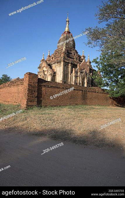 Myanmar: Bagan- Nandamanya Temple, Phaya Thone circa. 9th-10th century A. D. General-View from West