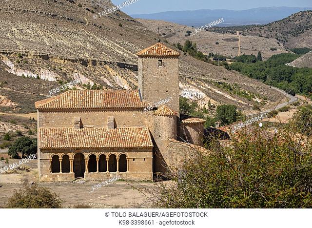 Iglesia de San Pedro Apóstol, Romanesque, 12th Century -declarada Monumento Histórico Artístico Nacional en 1935-, Caracena, Soria