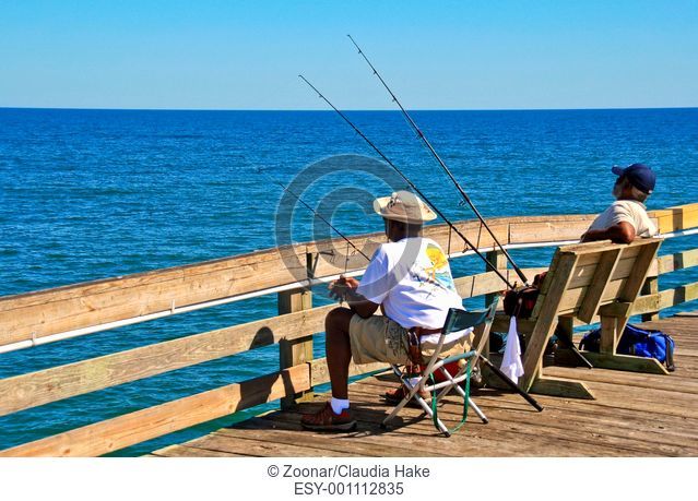 fishing from the dock at nags head