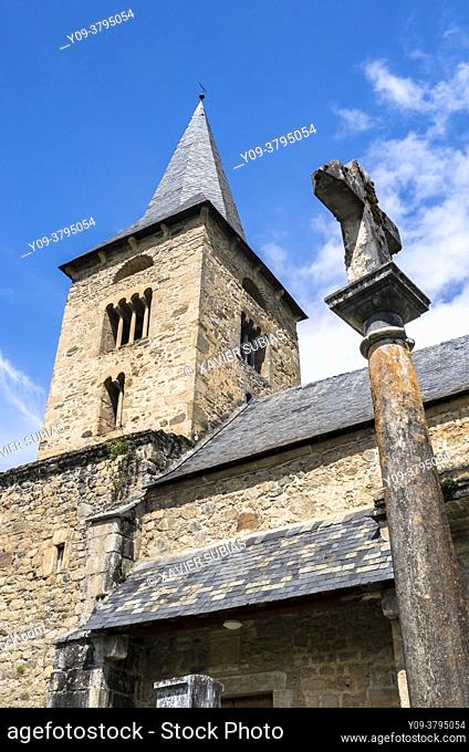 Church of Sainte-Anne, Cazeaux de Larboust, Haute-Garonne department, Occitanie, France