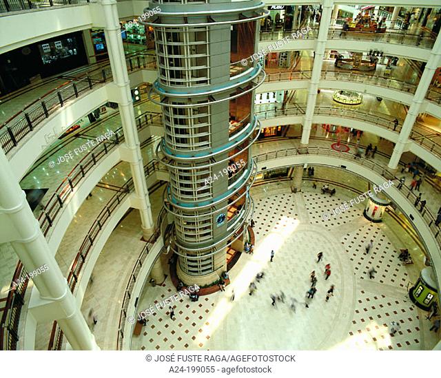 Interior view of Petronas Twin Towers. Kuala Lumpur. Malaysia