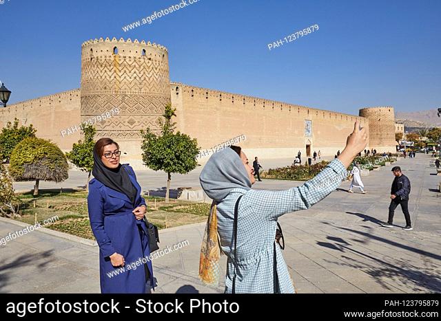 The citadel of Karim Khan in the Iranian city of Shiraz, taken on 03.12.2017. It was built during the Zand dynasty and served the eponymous ruler Karim Khan as...