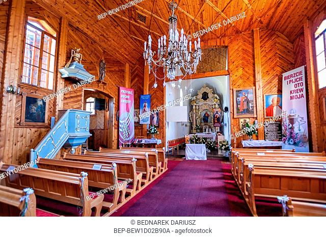 Church of Saint Adalbert. Koscielec, Greater Poland Voivodeship, Poland