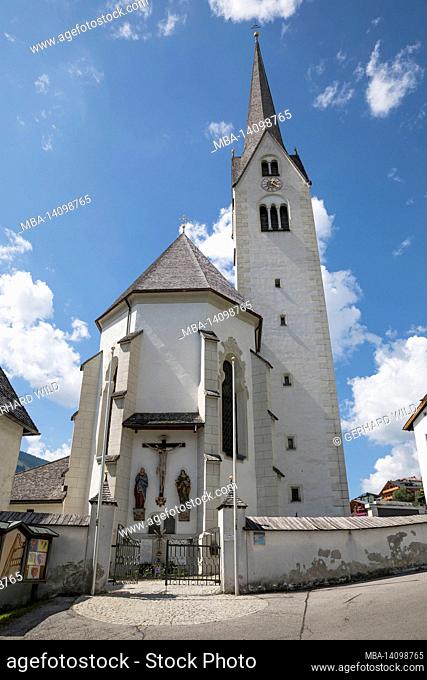 parish church maria himmelfahrt in sillian, east tyrol, district lienz, tyrol, austria