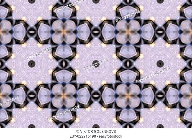 Ethnic pattern. Abstract kaleidoscope fabric design