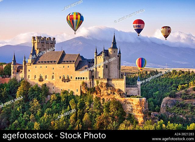 Spain-. Castilla and Leon Region. Segovia City. El Alcazar Castle (W. H. )