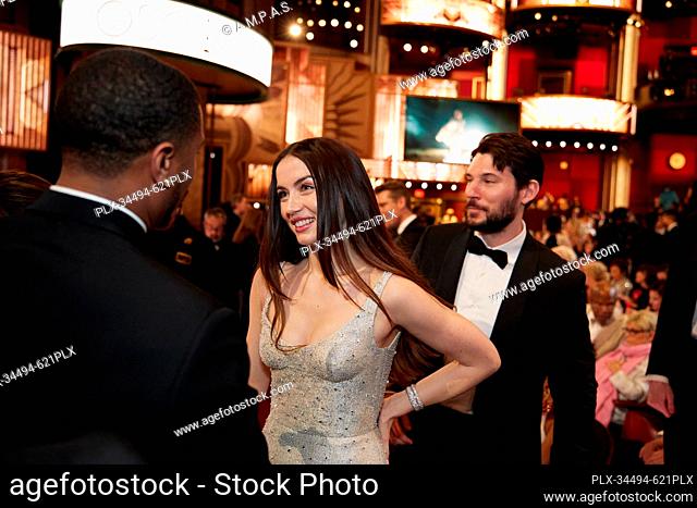 Oscar® nominee Ana de Armas and Michael B. Jordan during the live ABC telecast of the 95th Oscars® at the Dolby® Theatre at Ovation Hollywood on Sunday