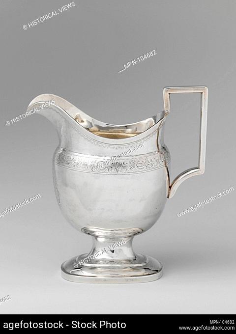 Creamer. Maker: John W. Forbes (1781-1864); Date: 1810-20; Geography: Made in New York, New York, United States; Culture: American; Medium: Silver; Dimensions:...