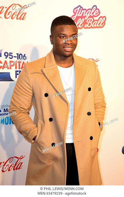 Celebs at Capital’s Jingle Bell Ball with Coca-Cola at London’s O2 Arena. Night two of the sell-out event saw performances from chart-topping megastar Ed...