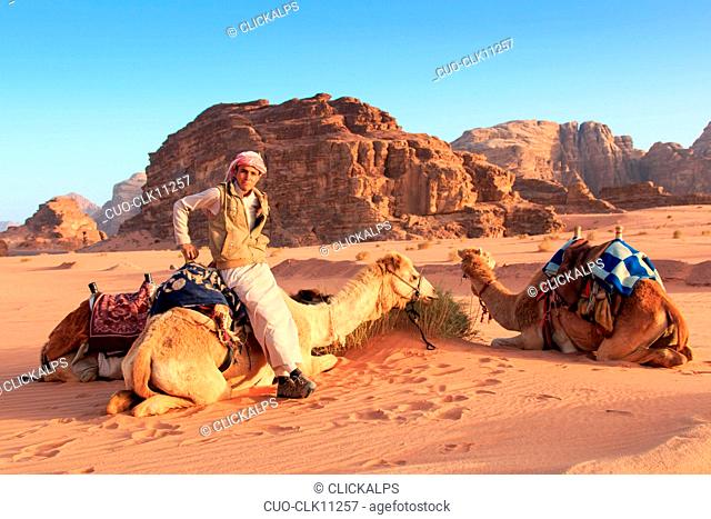Bedouins, Wadi Rum desert, Jordan, Middle East