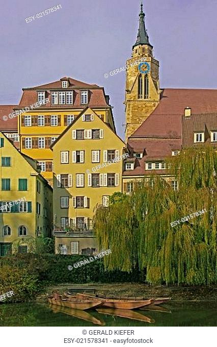 Stocherkähne in Tübingen