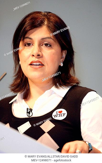 Baroness Sayeeda Warsi MP Shadow Minister For Community Cohesion Conservative Party Conference 2008 The Icc, Birmingham, England 28 September 2008 ADDRESSES THE...