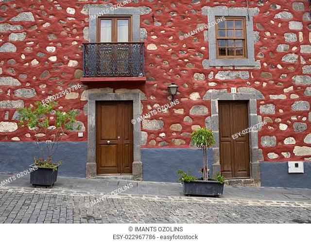 House in Sta Brigida town in Gran Canaria