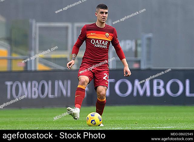 Footballer of Roma Gianluca Mancini during the match Rome-Genoa at the stadio Olimpico. Rome (Italy), March 07th, 2021