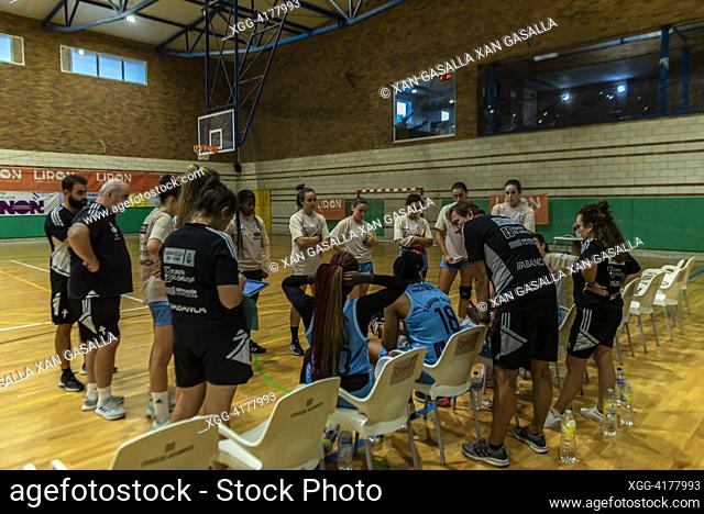 women's basketball, celta de vigo vs Caledonia Gladiators, preseason friendly match. Moaña, Galicia, Spain. september 13th, 2023. credit: Xan Gasalla