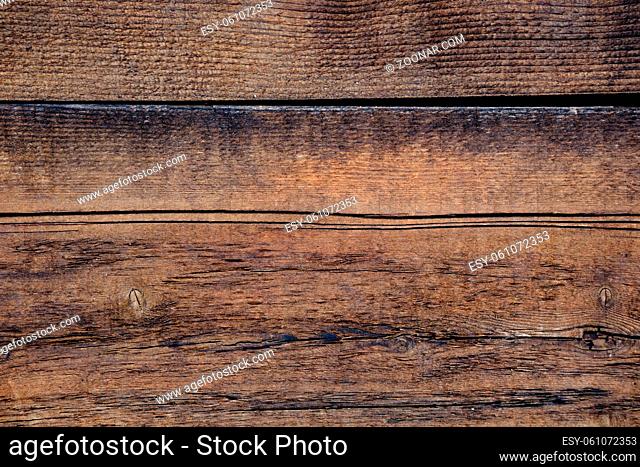 rustic wood texture background. Brown Wooden hardwood board decoration close up shot