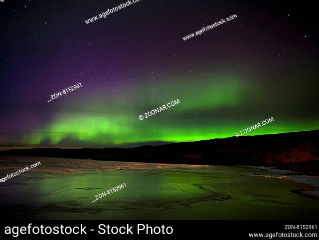 Aurora Borealis Northern Lights Saskatchewan Lake